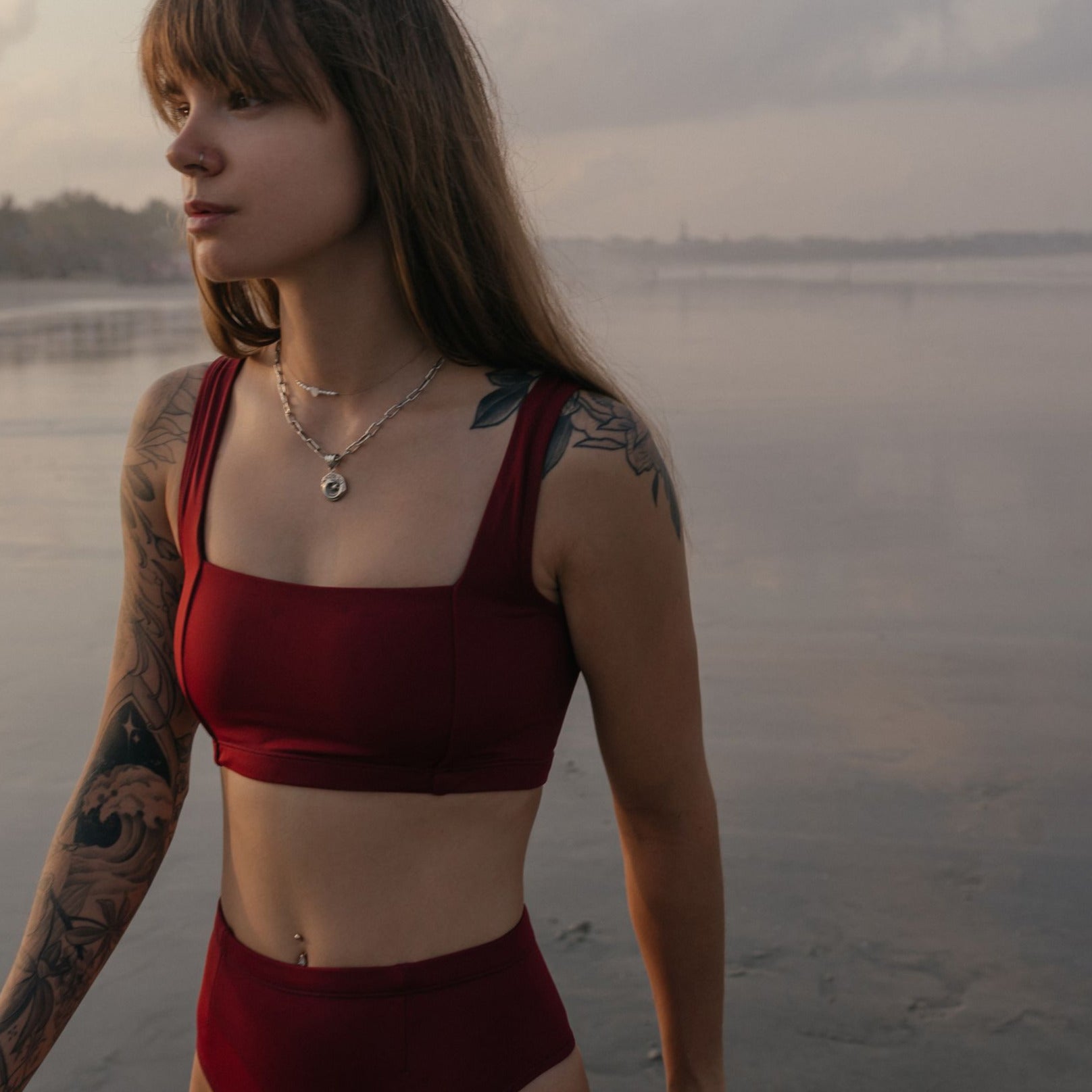 Lakey Surf Bikini Top in Riad