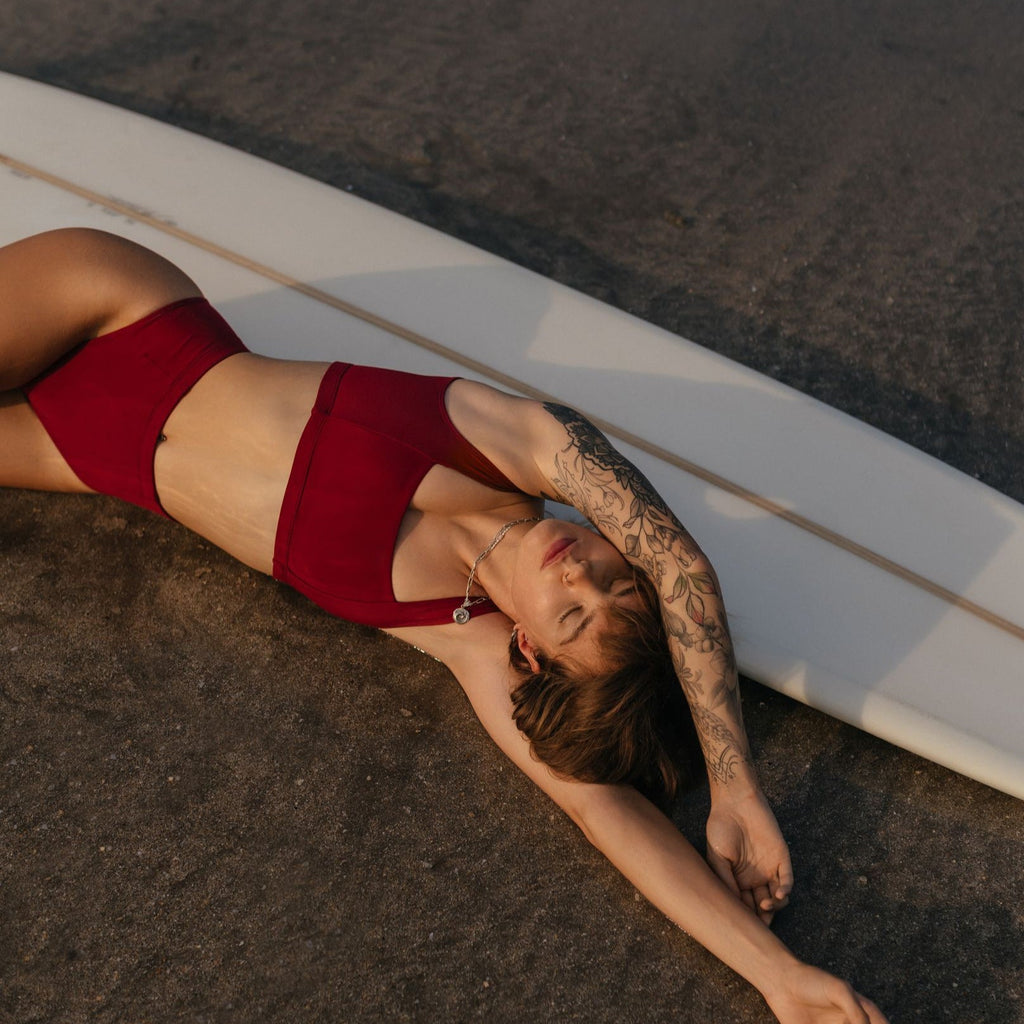 Lakey Surf Bikini Top in Riad
