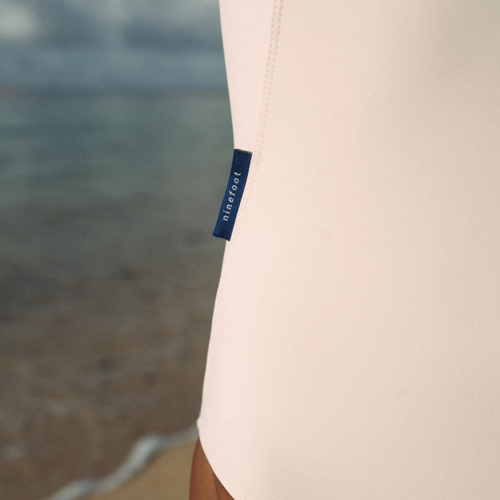 Krui Onepiece Surf Swimsuit in Off White
