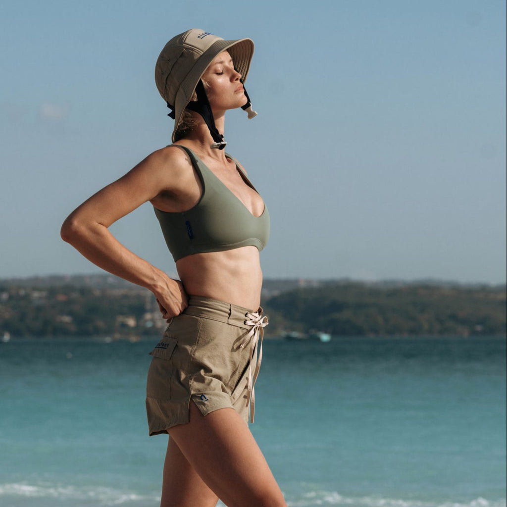 Jane Surf Boardshort in Army Green