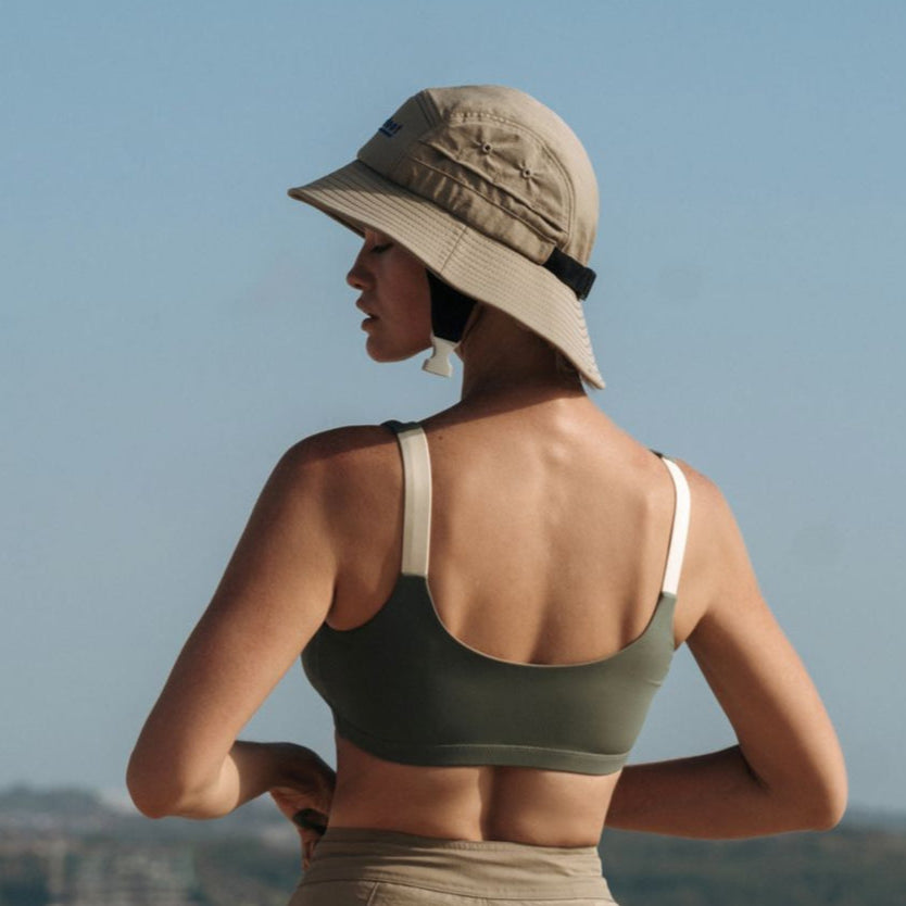 Jade Surf Hat in Army Green