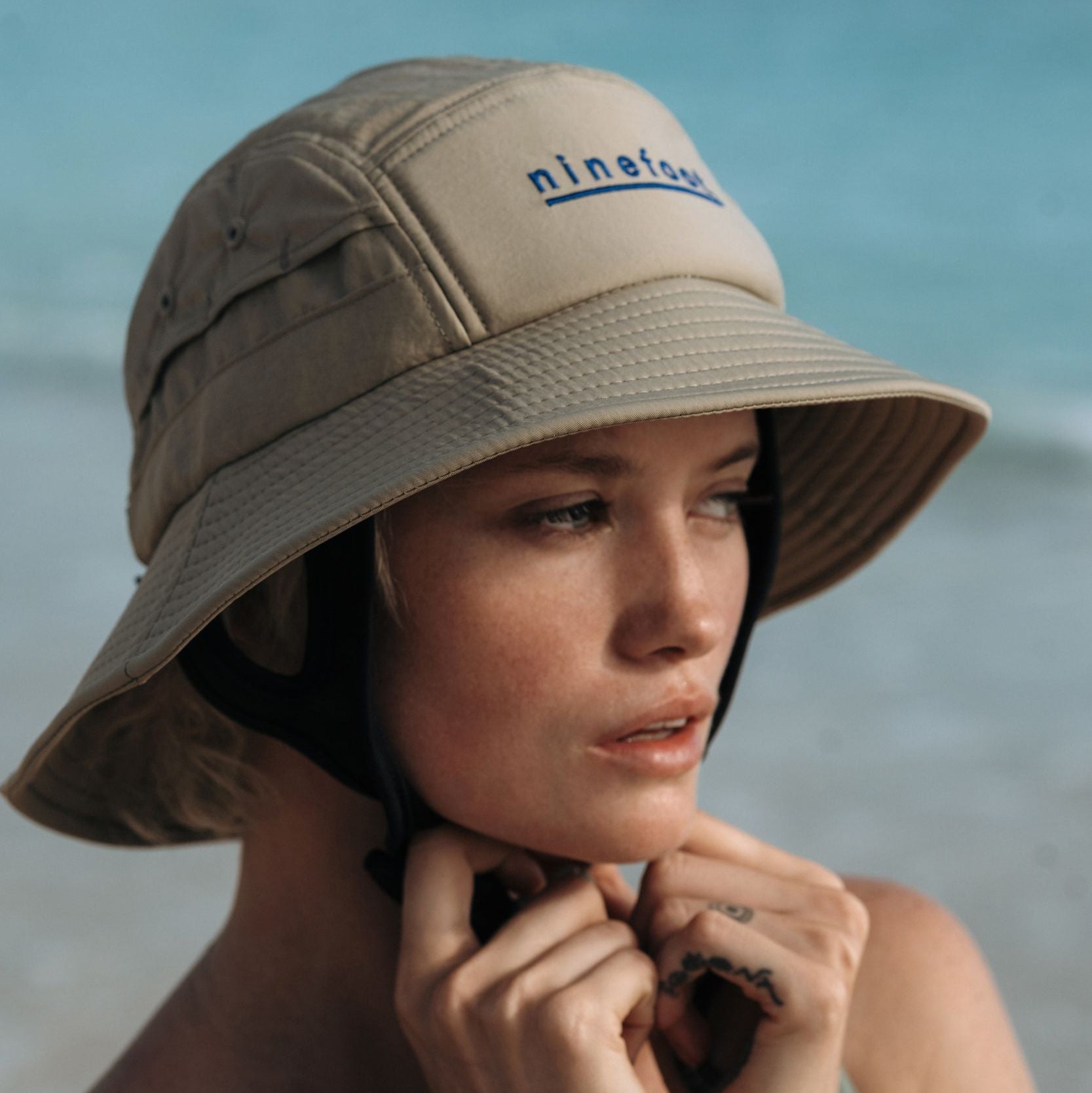Jade Surf Hat in Army Green