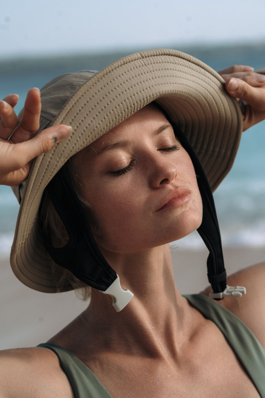 Jade Surf Hat in Army Green