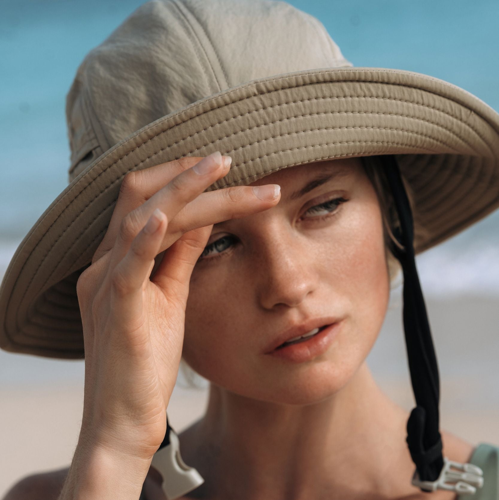 Jade Surf Hat in Army Green