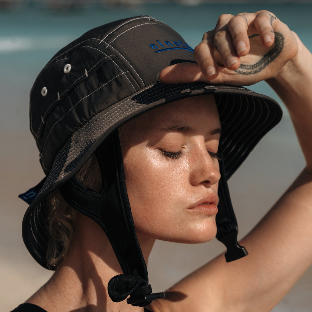 Jade Surf Hat in Black