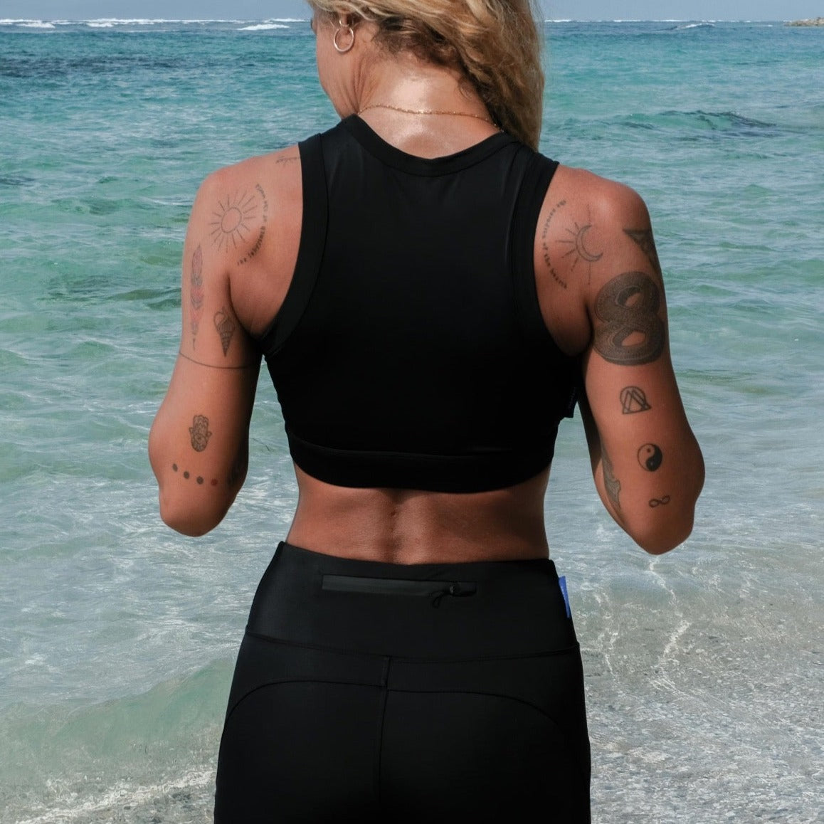 Ekas Surf Bikini Top in Black