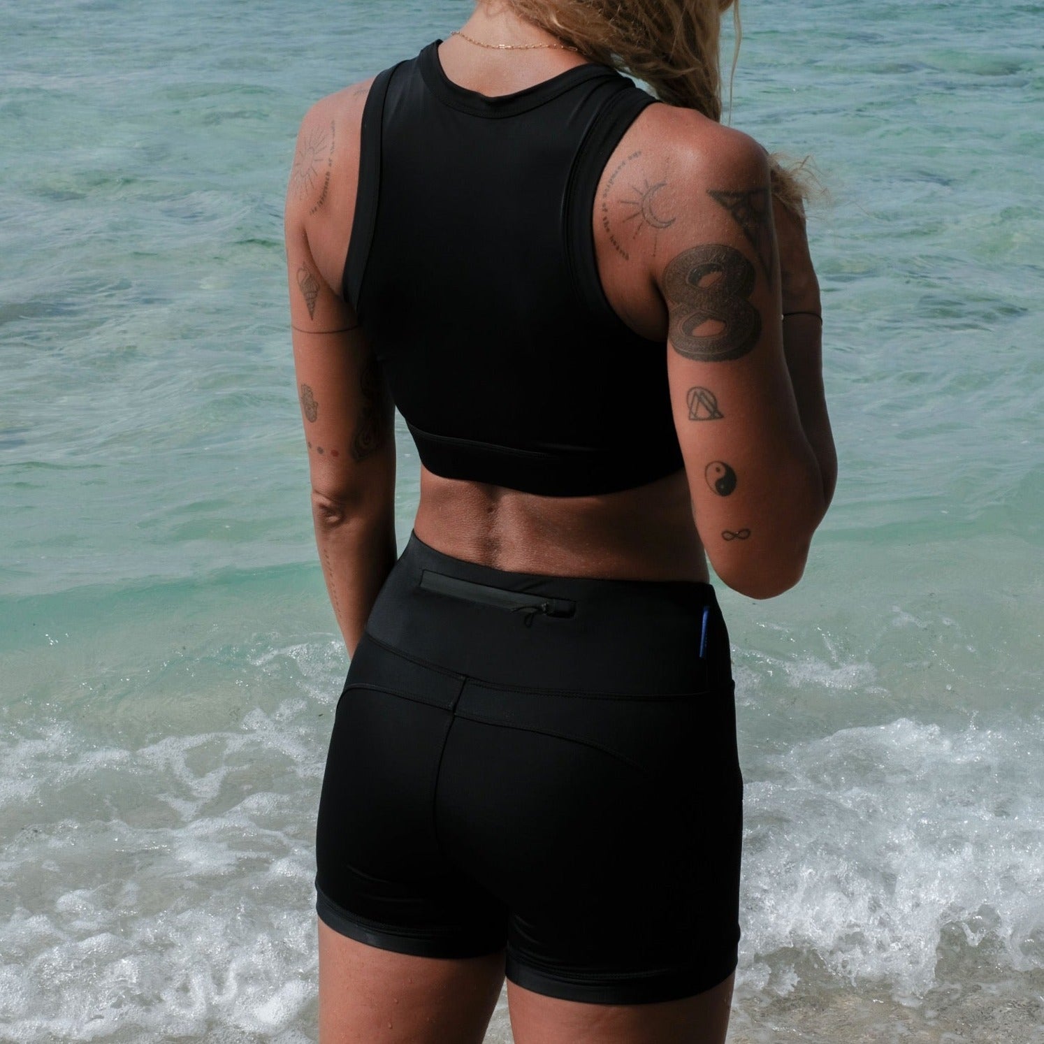 Ekas Surf Bikini Top in Black
