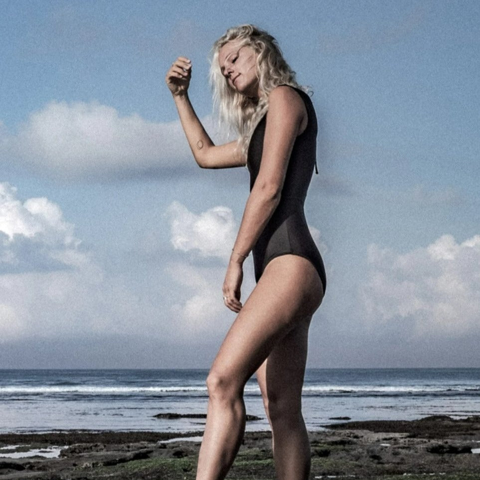 Kedungu Surf One Piece in Black