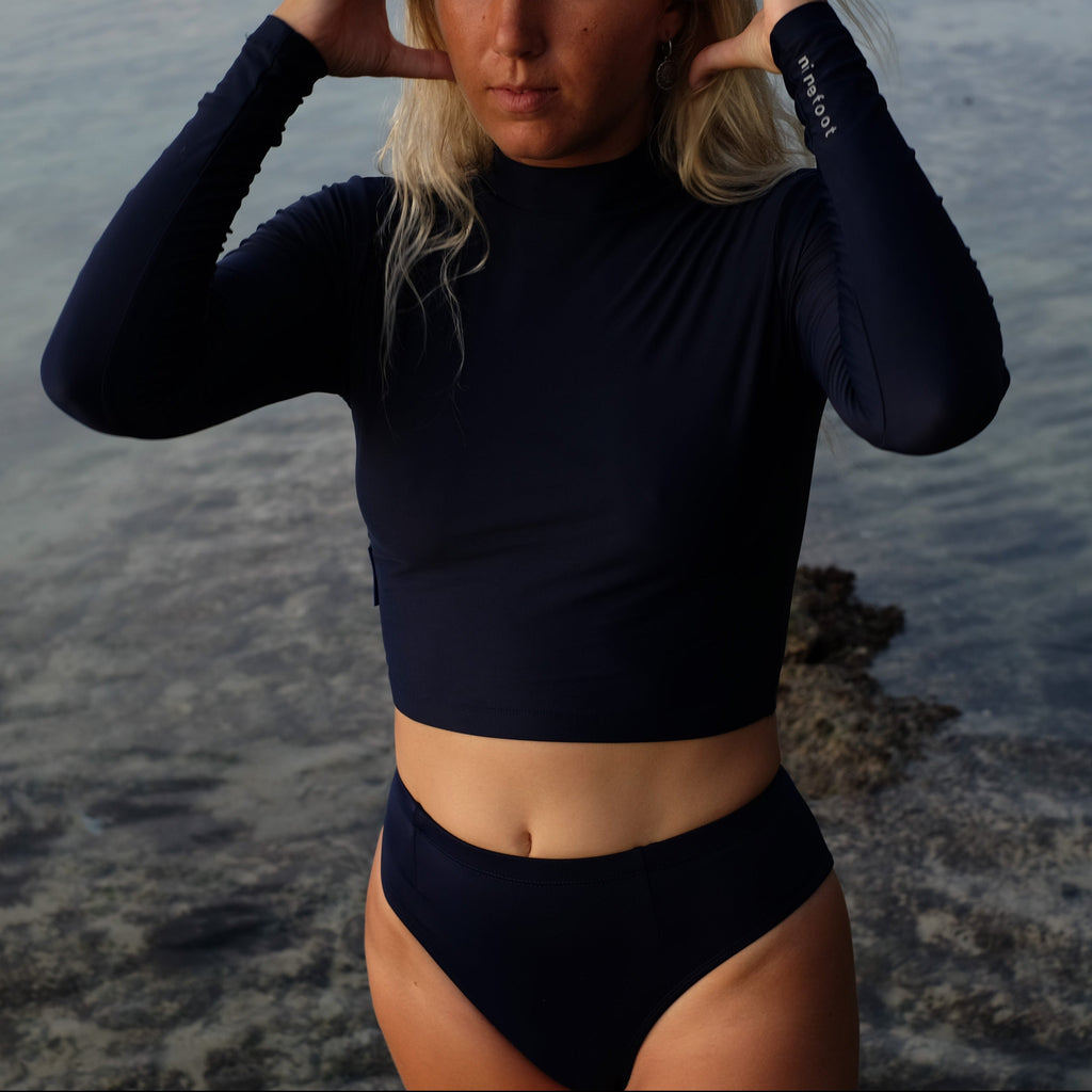 Seseh Surf Rashguard in Navy Blue