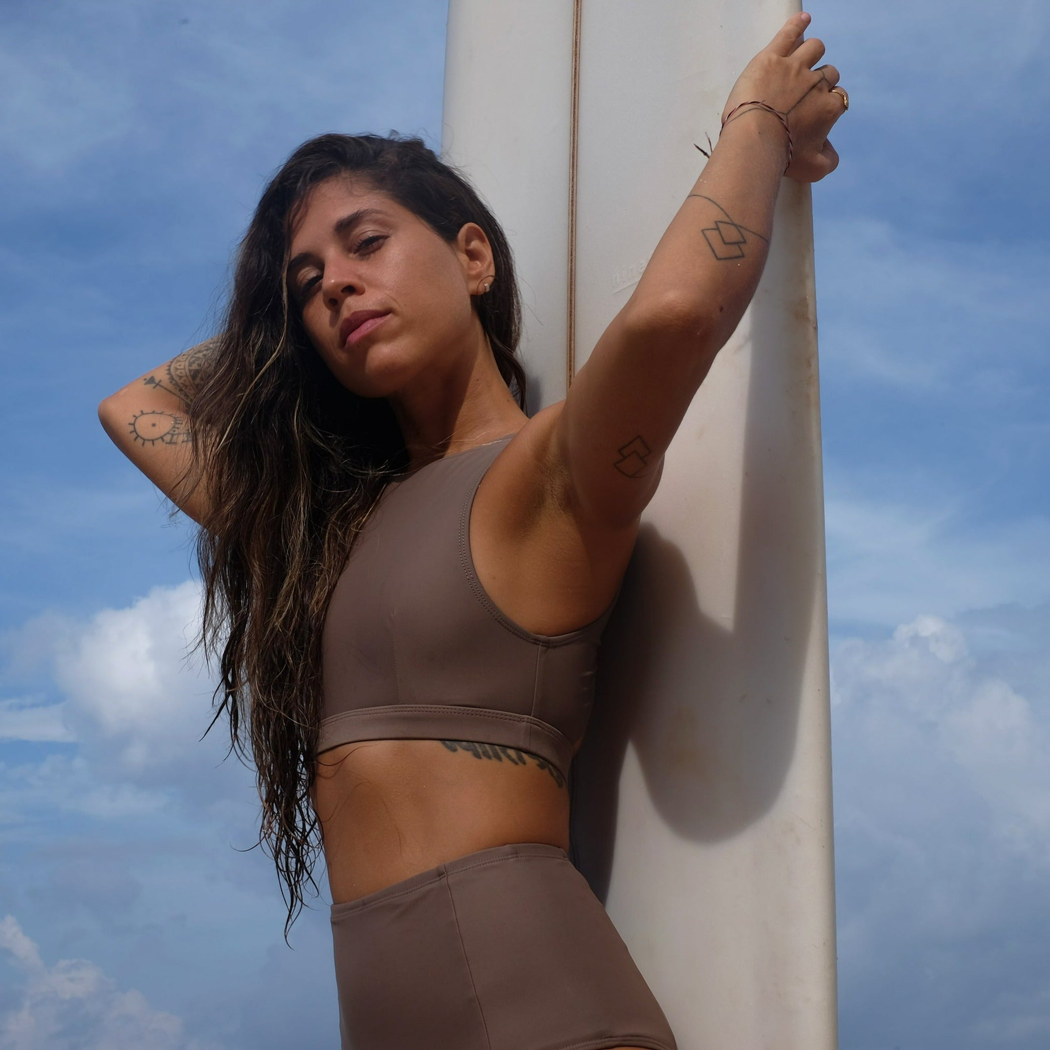 Berawa Surf Bikini Top in Tripoli