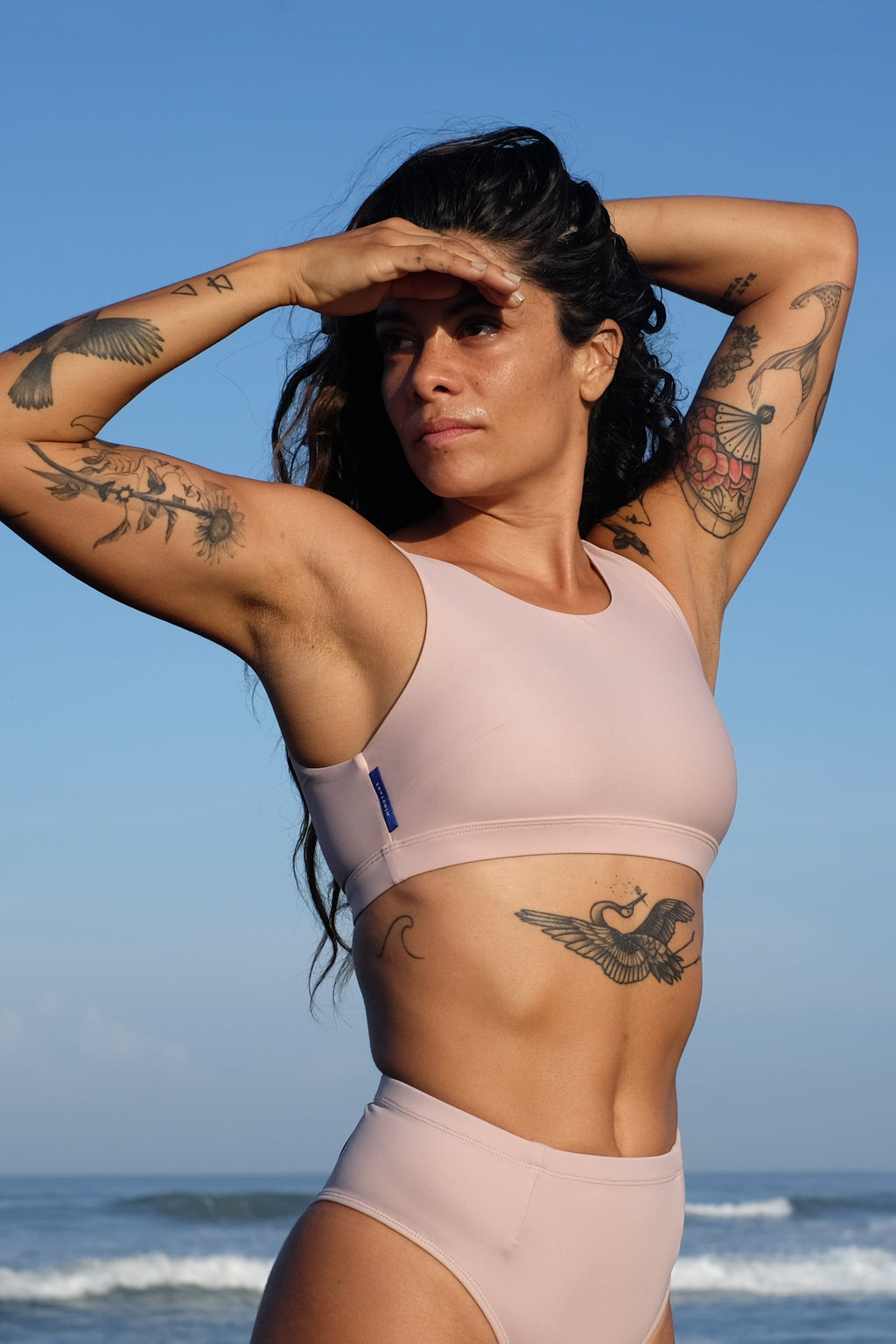 Padang Surf Bikini Top in Nude