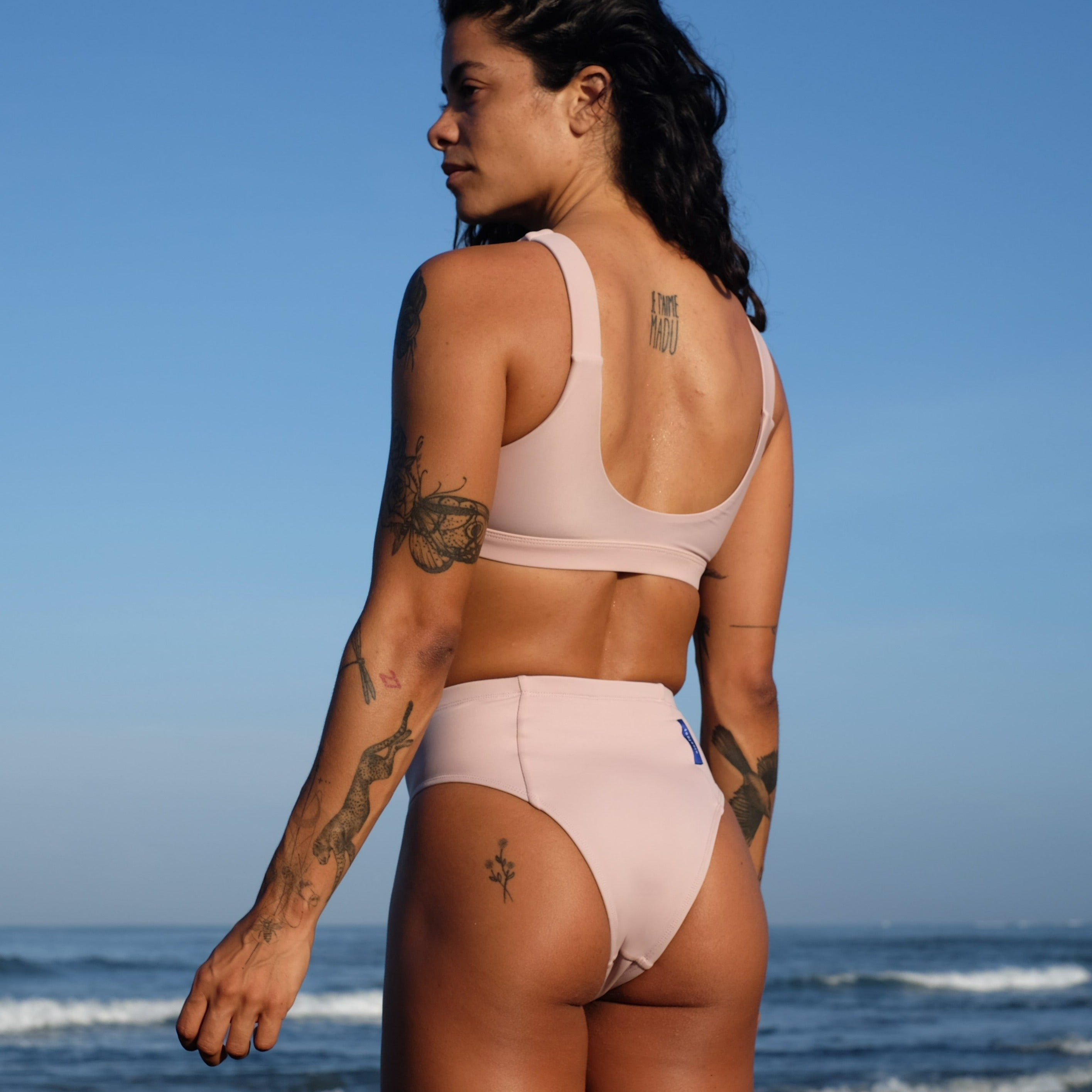 Padang Surf Bikini Top in Nude