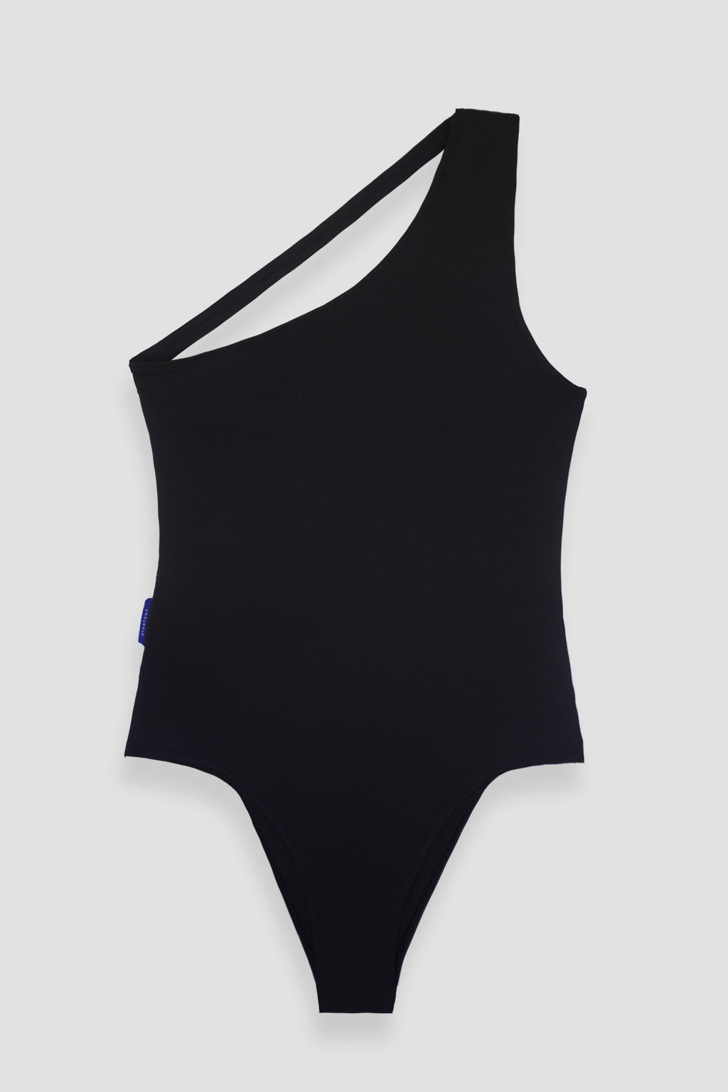 Mawi One Shoulder Surf Swimsuit in Black