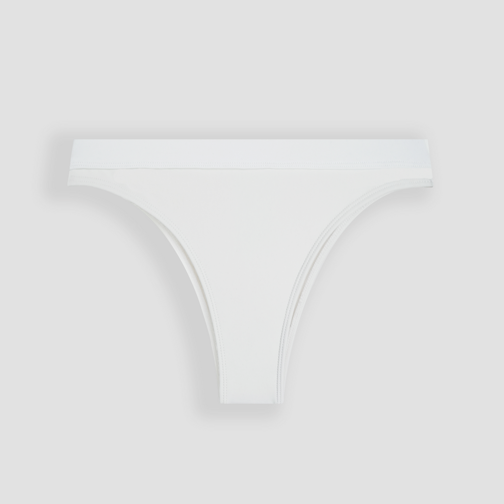 Nusa Surf Bikini Bottom in Off White