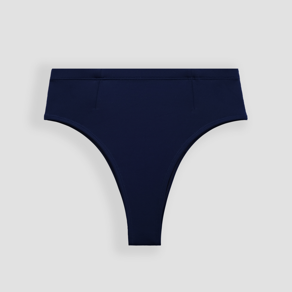 Nyang-nyang Surf Bikini Bottom in Navy Blue
