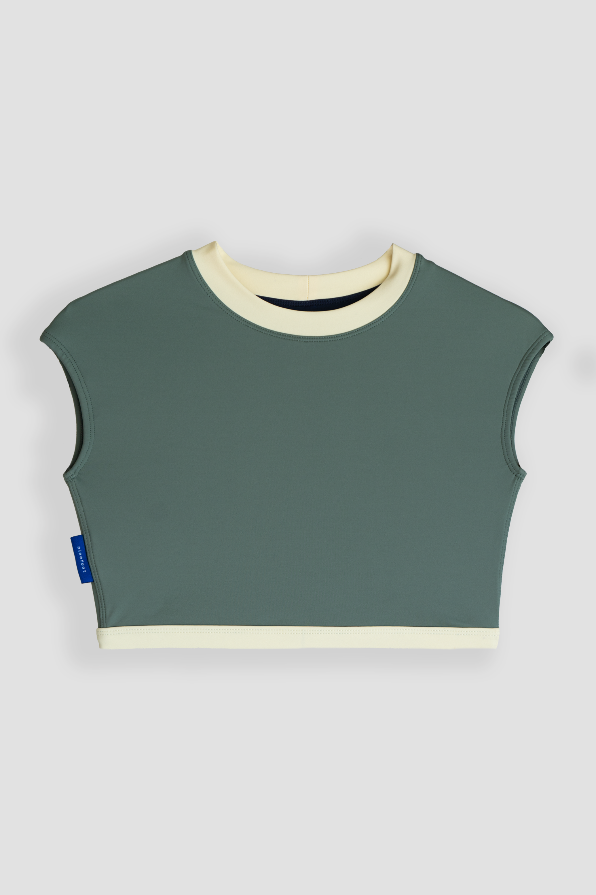 Savu Surf Croptop in Army Green