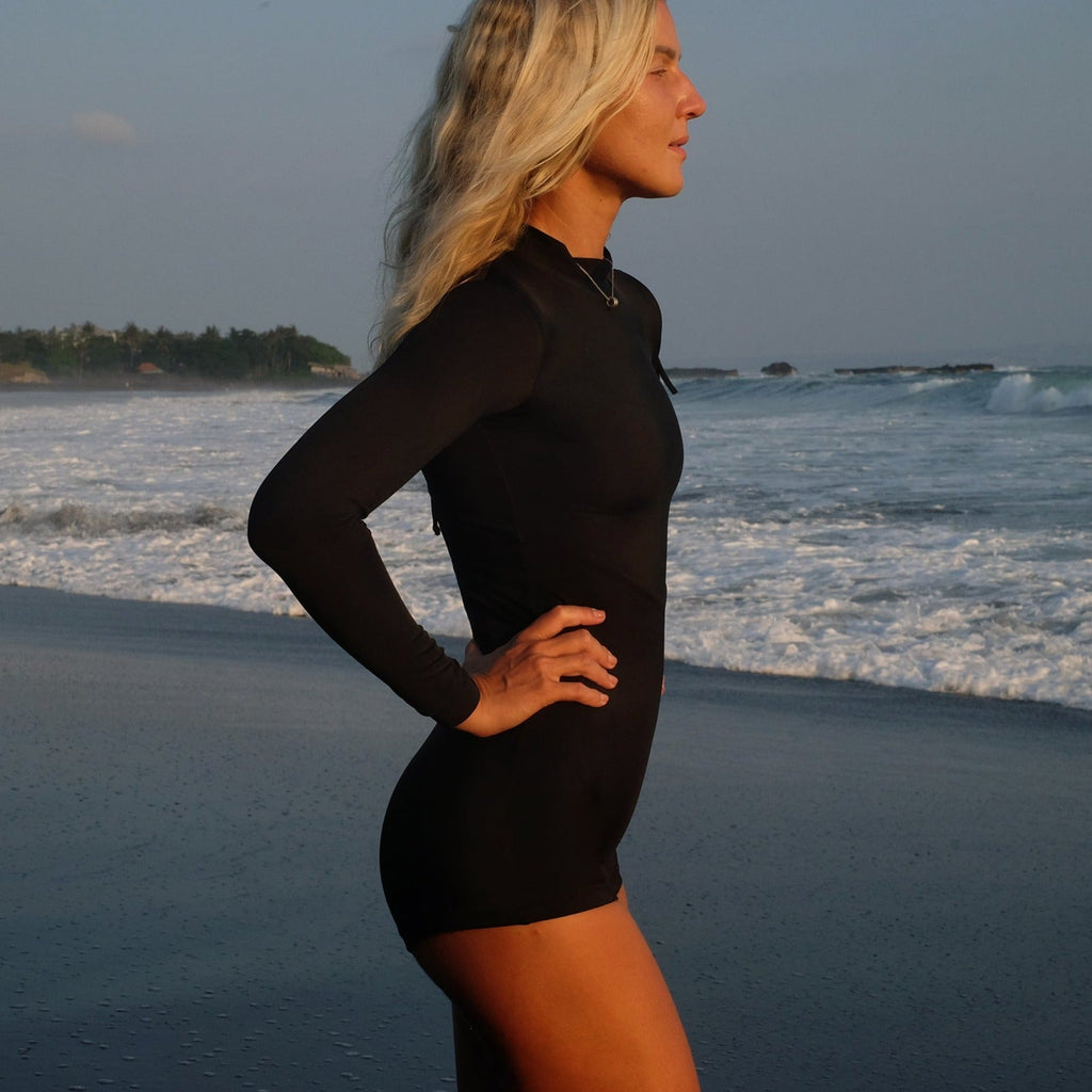 Serangan Surf Swimsuit Onepiece in Black
