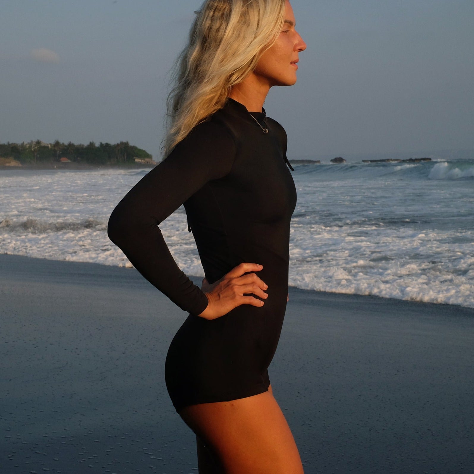 Serangan Surf Swimsuit Onepiece in Black