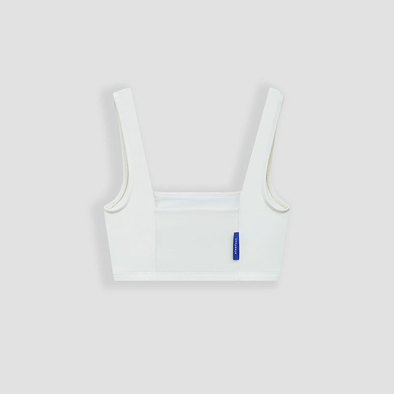 Lakey Surf Bikini Top in Off White