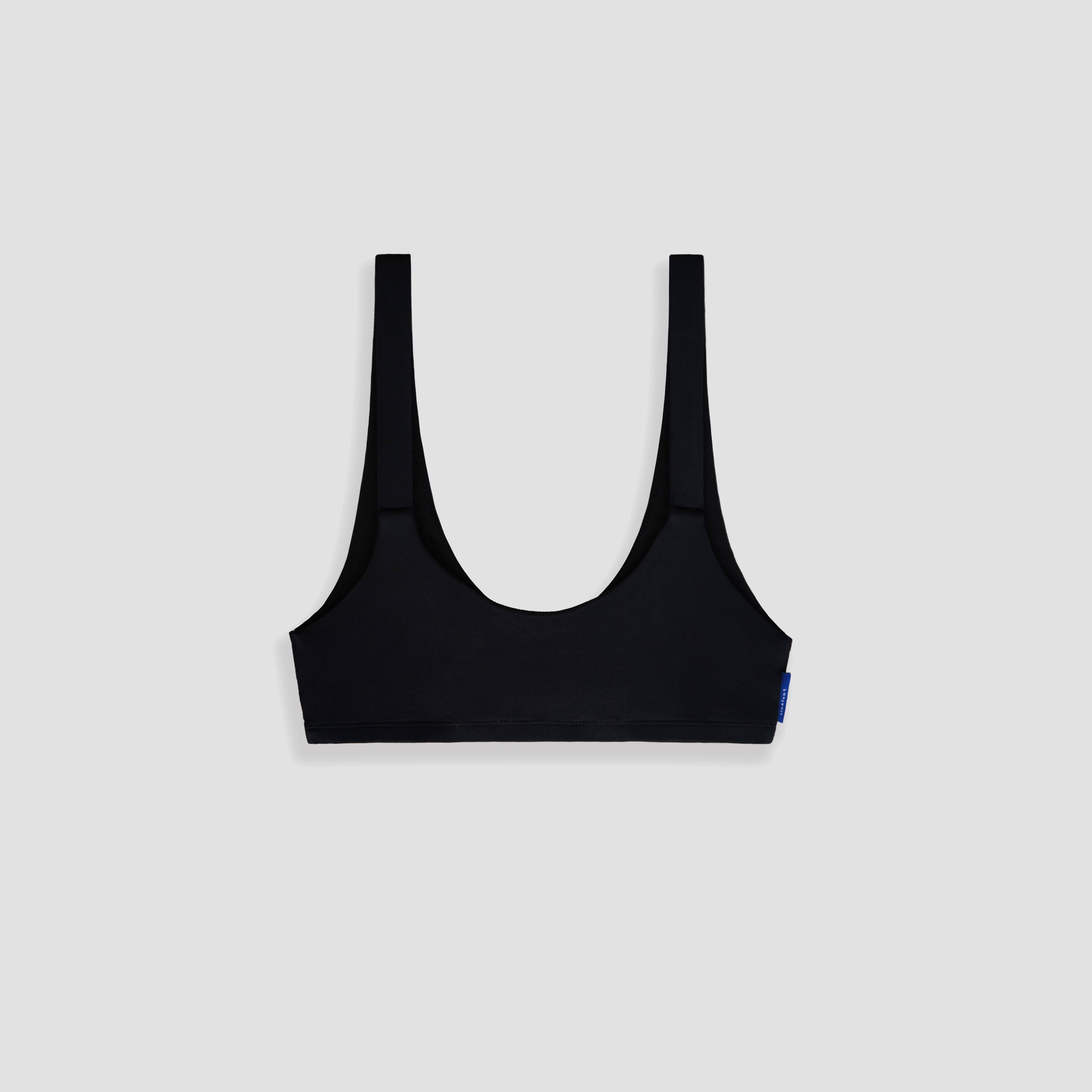 Nias Surf Bikini Top in Black
