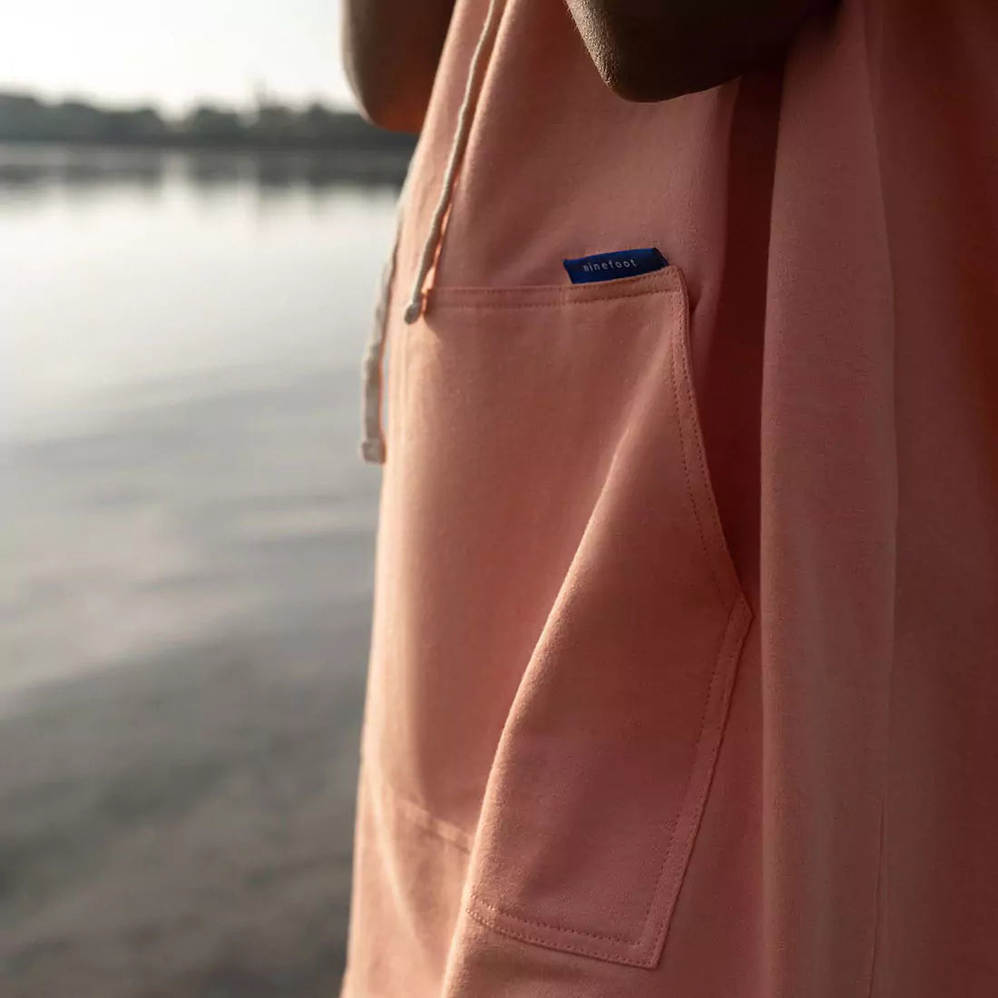 Nico Surf Poncho in Salmon