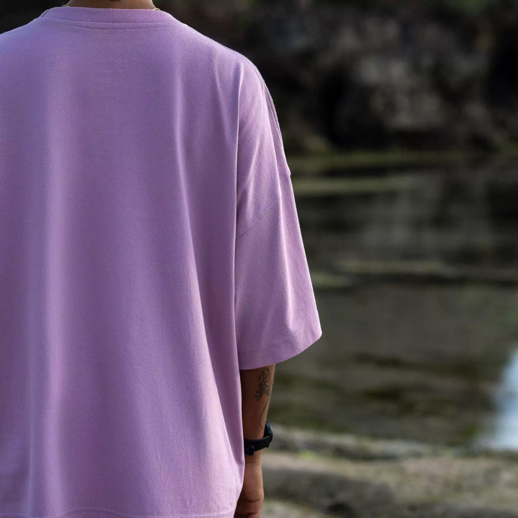 Rave Wave Oversize T-shirt in Lilac